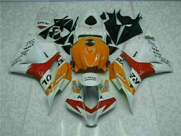 Carénage Moto Honda CBR 600 RR 2009-2012 - Blanc Orange Repsol Carénage Moto Honda CBR 600 RR 2009-2012 - Blanc Orange Repsol
