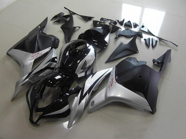 Carénage Moto Honda CBR 600 RR 2009-2012 - Noir Argent Carénage Moto Honda CBR 600 RR 2009-2012 - Noir Argent