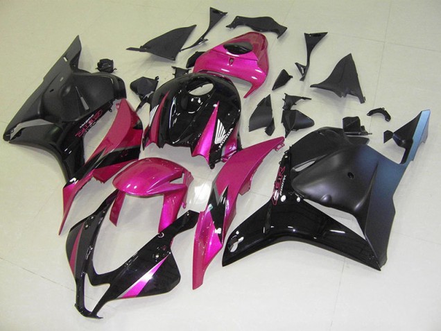 Carénage Moto Honda CBR 600 RR 2009-2012 - Rose Noir Carénage Moto Honda CBR 600 RR 2009-2012 - Rose Noir
