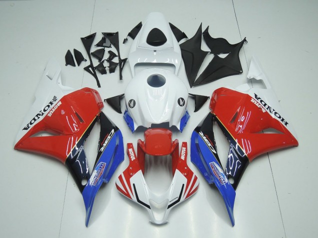 Carénage Moto Honda CBR 600 RR 2009-2012 - Blanc Motul Rouge Bleu Carénage Moto Honda CBR 600 RR 2009-2012 - Blanc Motul Rouge Bleu