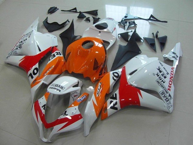 Carénage Moto Honda CBR 600 RR 2009-2012 - Blanc Nouveau Repsol Carénage Moto Honda CBR 600 RR 2009-2012 - Blanc Nouveau Repsol