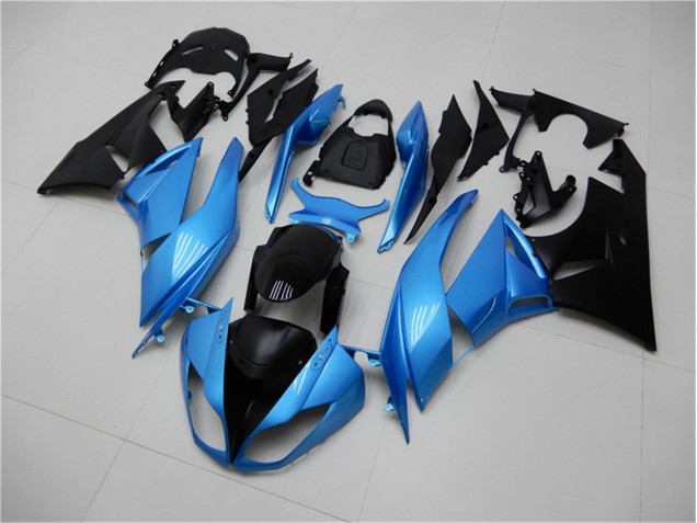 Carénages Moto ZX6R 2009-2012 - Bleu Noir Carénages Moto ZX6R 2009-2012 - Bleu Noir
