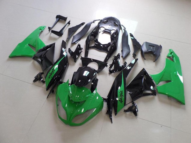 Carénage Moto ZX6R 2009-2012 - Vert et Noir