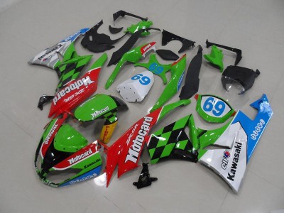Meilleurs Carénages Moto 2009-2012 Kawasaki Ninja ZX6R MF3706 moto de rechange