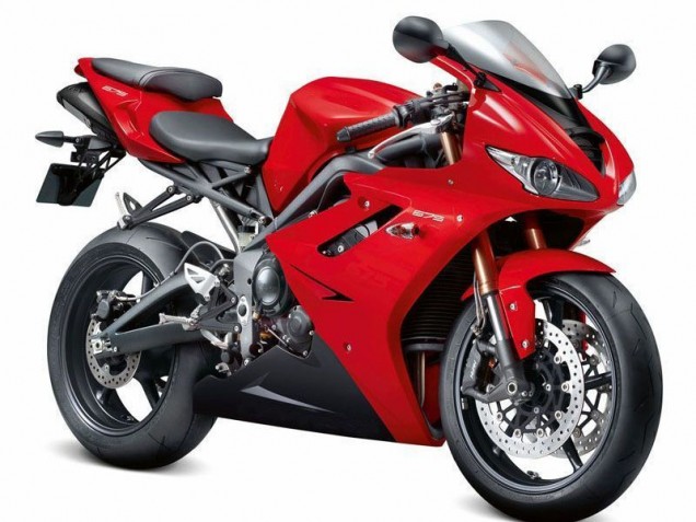 Carénage Moto Triumph Daytona 675 Triple 2009-2012 - Rouge Noir Carénage Moto Triumph Daytona 675 Triple 2009-2012 - Rouge Noir