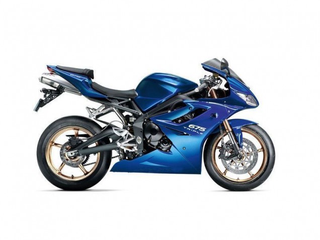 Carénage Moto Triumph Daytona 675 Triple 2009-2012 - Bleu Carénage Moto Triumph Daytona 675 Triple 2009-2012 - Bleu
