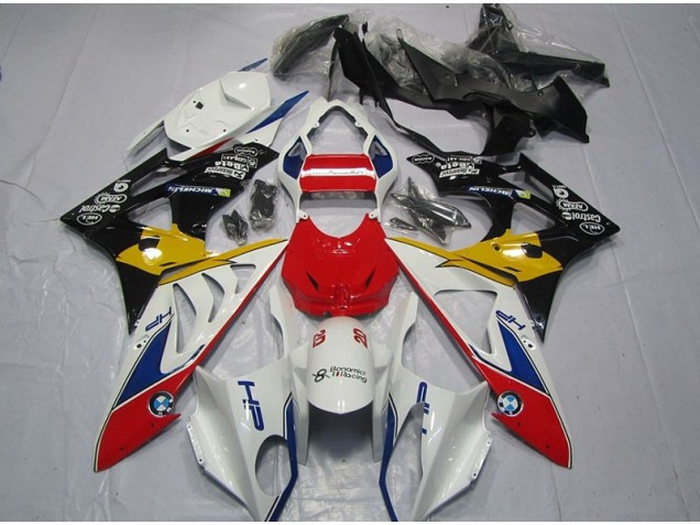 Carénage Moto BMW S1000RR 2009-2014 - Rouge Blanc Jaune Carénage Moto BMW S1000RR 2009-2014 - Rouge Blanc Jaune