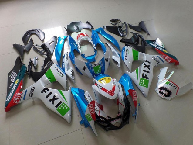 Carénage Moto Suzuki GSXR 1000 K9 2009-2016 - Light Bleu Fixi Carénage Moto Suzuki GSXR 1000 K9 2009-2016 - Light Bleu Fixi