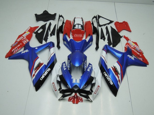 Carénage Moto Suzuki GSXR 1000 K9 2009-2016 - Bleu et Rouge Carénage Moto Suzuki GSXR 1000 K9 2009-2016 - Bleu et Rouge