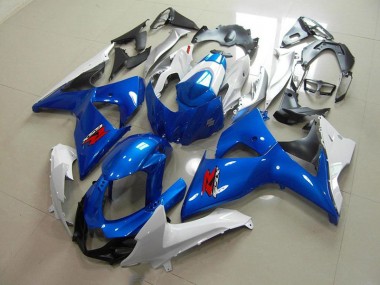 Carénages Moto Suzuki GSXR 1000 K9 2009-2016 - Bleu et Blanc Style OEM
