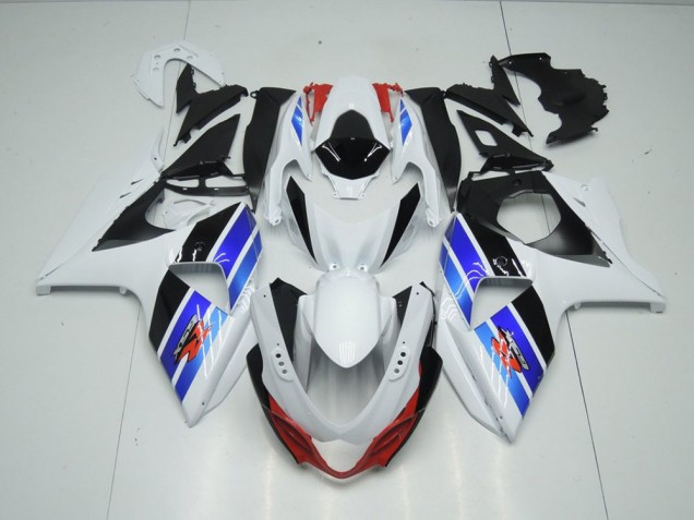 Carénage Moto Suzuki GSXR 1000 K9 2009-2016 - Blanc Bleu Noir Carénage Moto Suzuki GSXR 1000 K9 2009-2016 - Blanc Bleu Noir