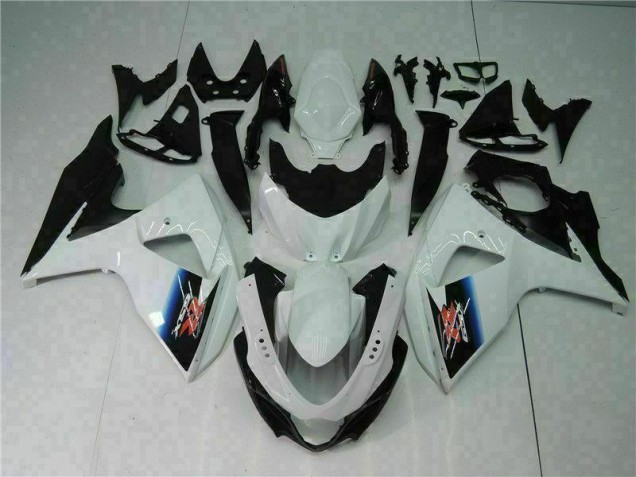 Carrosserie Moto Suzuki GSXR 1000 K9 2009-2016 - Blanc Noir Carrosserie Moto Suzuki GSXR 1000 K9 2009-2016 - Blanc Noir