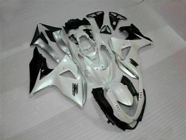 Carénages Moto Suzuki GSXR 1000 K9 2009-2016 - Blanc Noir Carénages Moto Suzuki GSXR 1000 K9 2009-2016 - Blanc Noir