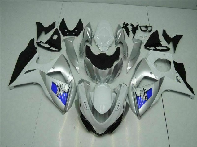 Carénage Moto Suzuki GSXR 1000 K9 2009-2016 - Argent Blanc Carénage Moto Suzuki GSXR 1000 K9 2009-2016 - Argent Blanc