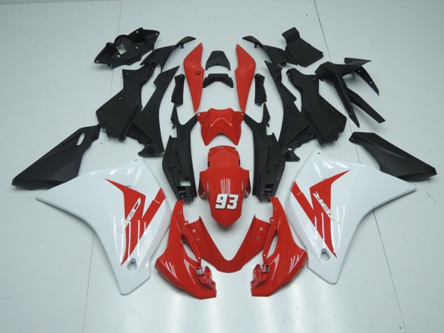 Carénage Moto Honda CBR 125 R 2011-2013 - Rouge Blanc 93