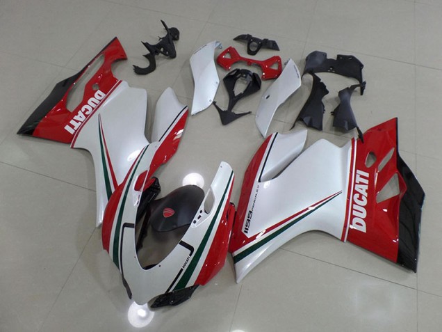 Carénage Moto Ducati 1199 2011-2014 - Blanc Rouge Carénage Moto Ducati 1199 2011-2014 - Blanc Rouge