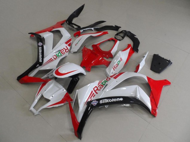 Carénage Moto ZX10R 2011-2015 - Rouge et Blanc Rapid Carénage Moto ZX10R 2011-2015 - Rouge et Blanc Rapid