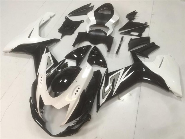 Carénages Moto Suzuki GSXR 600 / 750 K11 2011-2024 - Noir Blanc Carénages Moto Suzuki GSXR 600 / 750 K11 2011-2024 - Noir Blanc