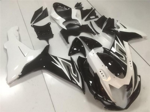 Carénages Moto Suzuki GSXR 600 / 750 K11 2011-2024 - Noir Blanc Carénages Moto Suzuki GSXR 600 / 750 K11 2011-2024 - Noir Blanc