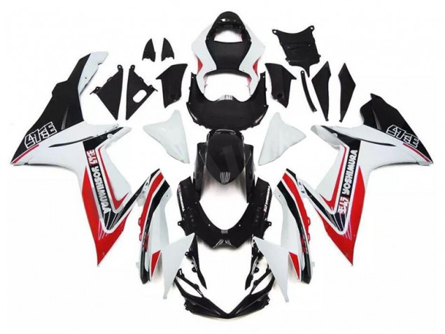 Carénage Moto Suzuki GSXR 600 / 750 K11 2011-2024 - Blanc Rouge Noir Carénage Moto Suzuki GSXR 600 / 750 K11 2011-2024 - Blanc Rouge Noir