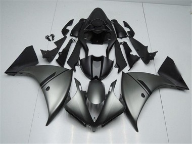 Carénage Moto Yamaha R1 2012-2014 - Matte Gris Noir