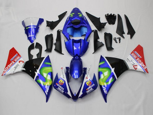 Carénage Moto Yamaha R1 2012-2014 - Bleu Blanc Noir Rouge Carénage Moto Yamaha R1 2012-2014 - Bleu Blanc Noir Rouge
