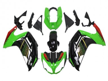 Carénage Moto EX650 2012-2016 - Vert Noir