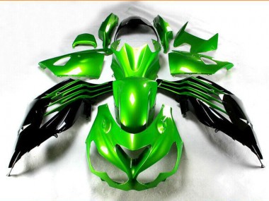Carénages Moto ZX14R ZZR 1400 2012-2021 - Noir Vert
