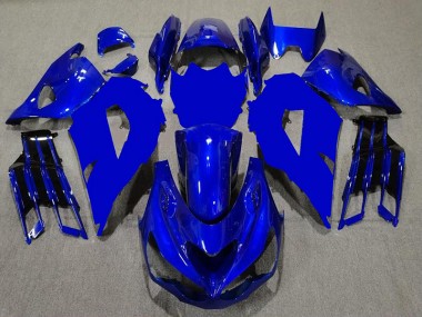 Carénage Moto ZX14R ZZR 1400 2012-2021 - Bleu Noir