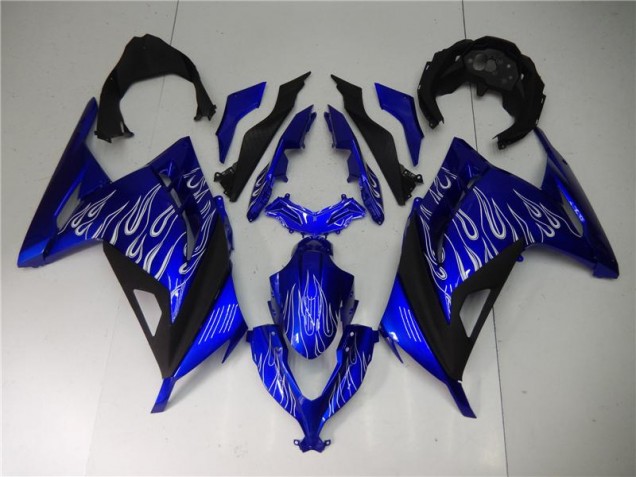 Carénage Moto EX300 2013-2016 - Bleu Blanc Noir