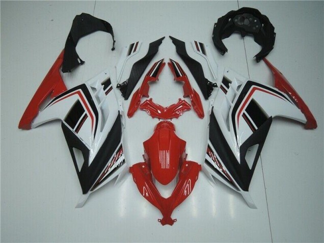 Carénage Moto EX300 2013-2016 - Rouge Blanc Noir