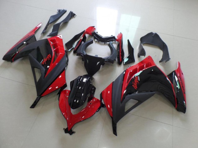 Carénage Moto ZX 300R 2013-2016 - Rouge Noir Carénage Moto ZX 300R 2013-2016 - Rouge Noir