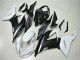 Carénages Moto ZX6R 2013-2018 - Blanc Noir Carénages Moto ZX6R 2013-2018 - Blanc Noir