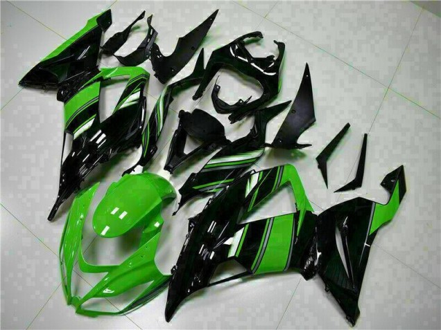 Carénage Moto ZX6R 2013-2018 - Noir Vert Carénage Moto ZX6R 2013-2018 - Noir Vert