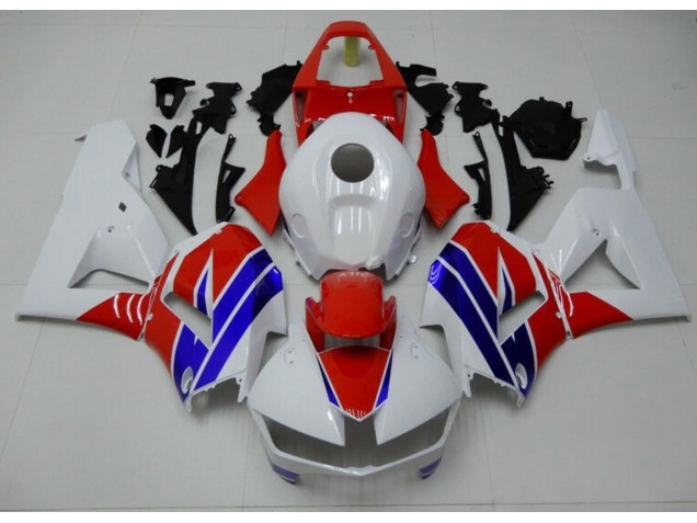 Carénage Moto Honda CBR 600 RR 2013-2023 - Blanc Bleu Rouge Carénage Moto Honda CBR 600 RR 2013-2023 - Blanc Bleu Rouge