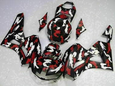 Carénage Moto Honda CBR 600 RR 2013-2023 - Rouge Blanc Noir