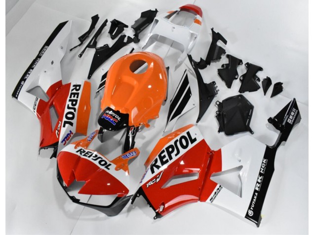 Carénage Moto Honda CBR 600 RR 2013-2023 - Rouge Blanc Orange Repsol Carénage Moto Honda CBR 600 RR 2013-2023 - Rouge Blanc Orange Repsol