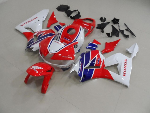 Carénage Moto Honda CBR 600 RR 2013-2023 - Rouge Blanc Bleu HRC Carénage Moto Honda CBR 600 RR 2013-2023 - Rouge Blanc Bleu HRC