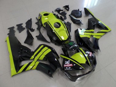 Carénage Moto Honda CBR 600 RR 2013-2023 - Vert Noir