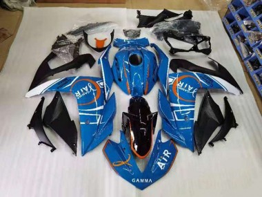 Carénage Moto Yamaha R3 2015-2022 - Bleu et Blanc