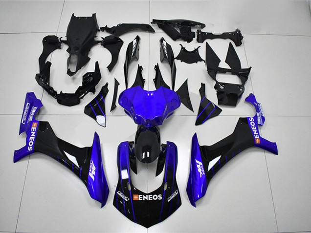Carénages Moto Yamaha R1 2015-2019 - Bleu Noir Carénages Moto Yamaha R1 2015-2019 - Bleu Noir