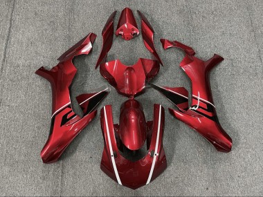 Carénage Moto Yamaha R1 2015-2019 - Rouge Noir