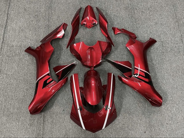 Carénage Moto Yamaha R1 2015-2019 - Rouge Noir Carénage Moto Yamaha R1 2015-2019 - Rouge Noir