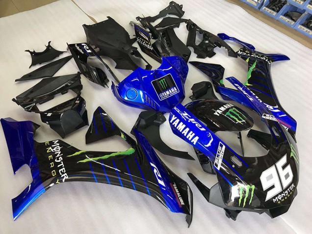 Carénage Moto Yamaha R1 2015-2019 - Monster Énergie Carénage Moto Yamaha R1 2015-2019 - Monster Énergie