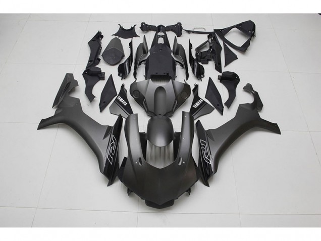 Carénage Moto Yamaha R1 2015-2019 - Noir Blanc Décalque Carénage Moto Yamaha R1 2015-2019 - Noir Blanc Décalque