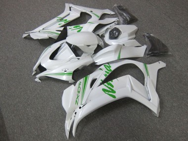 Carénage Moto ZX10R 2016-2019 - Blanc Vert