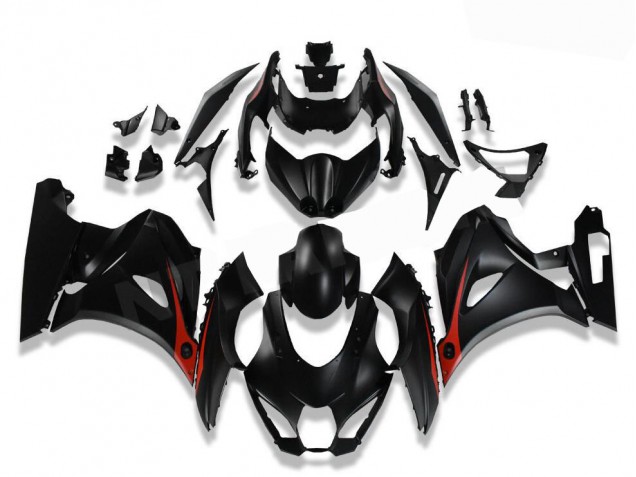 Carénages Moto Suzuki GSXR 1000 2017-2023 - Noir Rouge Carénages Moto Suzuki GSXR 1000 2017-2023 - Noir Rouge