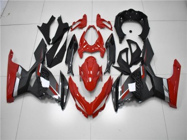 Carénage Moto EX400 2018-2024 - Rouge Noir
